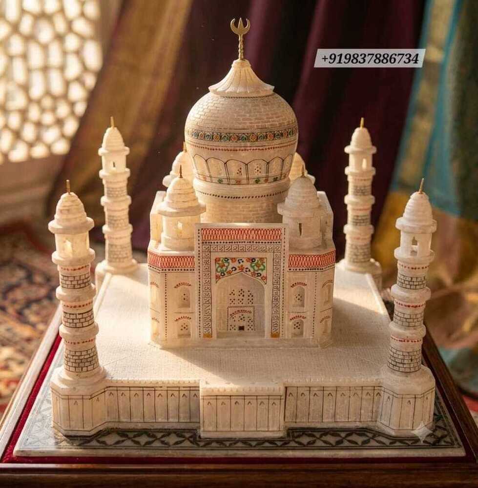 Marble Taj Mahal Miniature Model