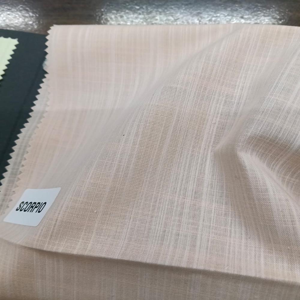 SCORPIO COTTON LINEN SHIRTING FABRIC 58