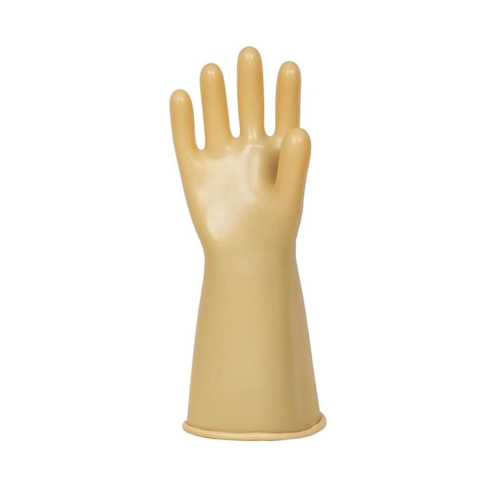 Crystal Make Electrical Gloves Class 1 - Color: White Shades.