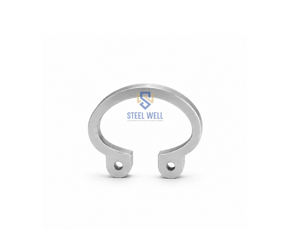 Aluminium Railing Eye L Band - Aluminium Alloy 6063-t5, 58x58x36mm, Silver, Bolt-on, Anodized Finish, 90â° Angle, 10mm Bolt Hole, Fits 30/40 Series T-slot Extrusions