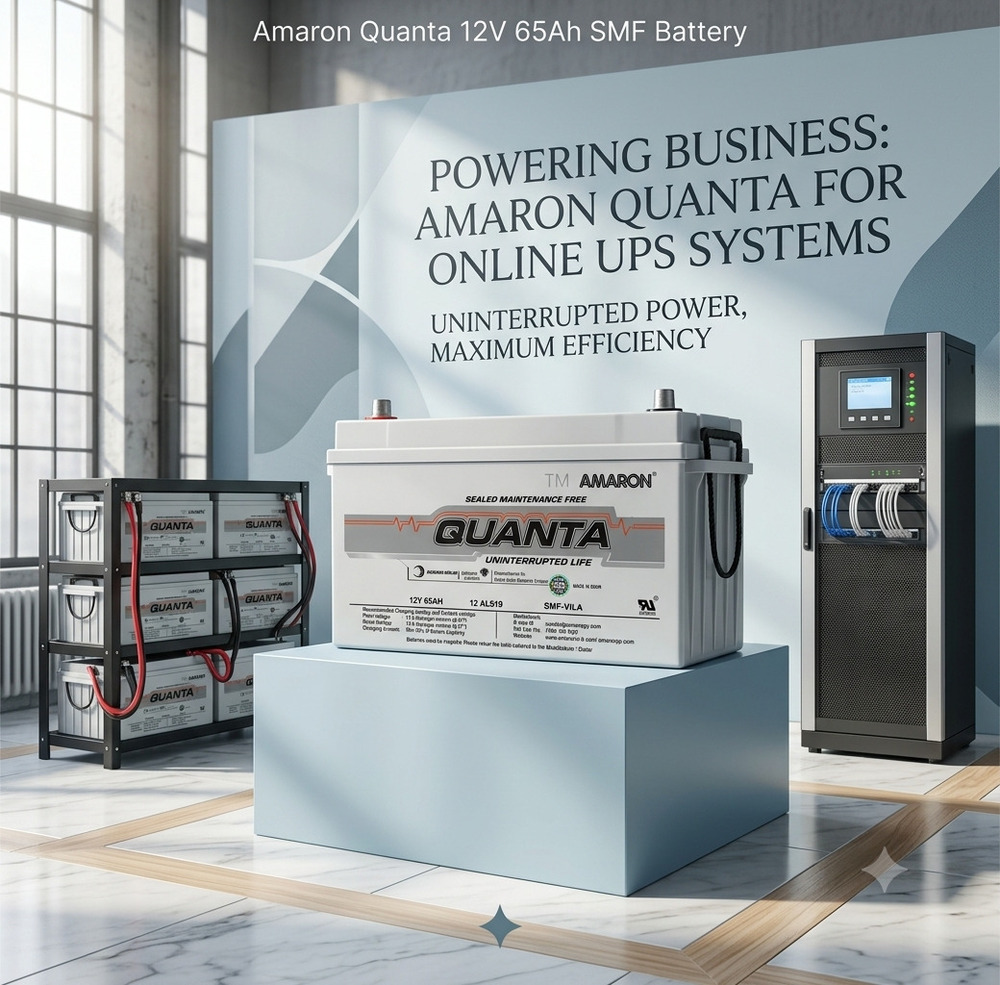 Amaron Quanta 12V 65Ah SMF Battery