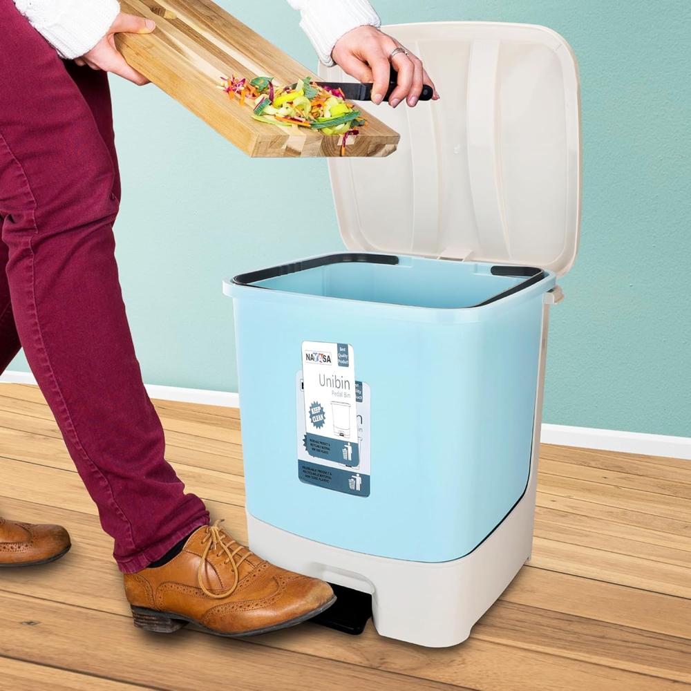 Nayasa Unibin Square Dustbin 33 Ltrs
