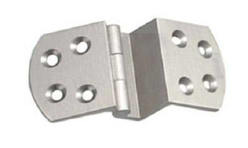 4 Inch Polished Brass W Hinge