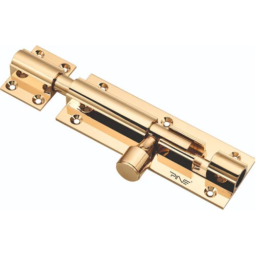 8mm Round Brass Tower Bolt