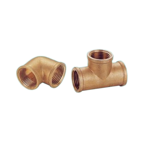 Brass Pipe Tee And Elbow