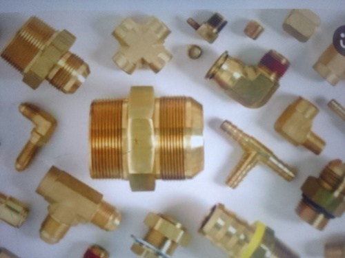 Golden Polished Brass Forging Parts For Industrial