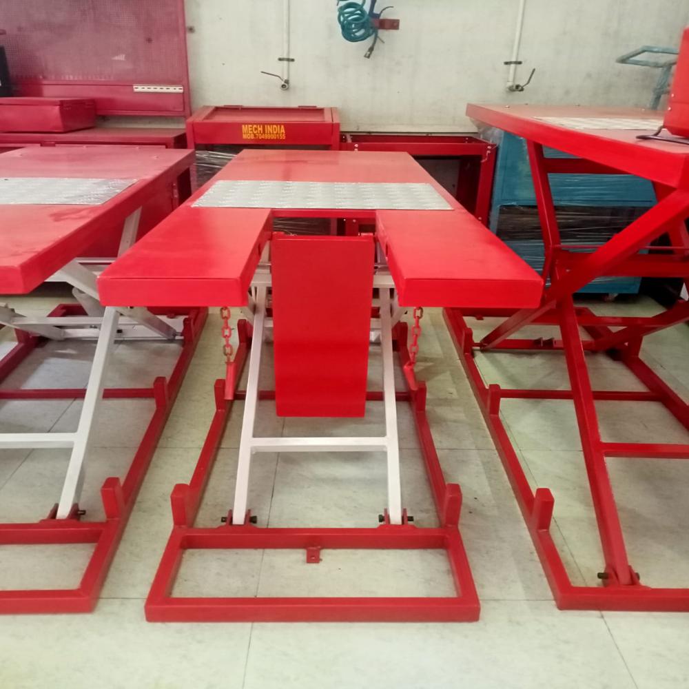One Side Open Hydraulic Ramp For Automobile