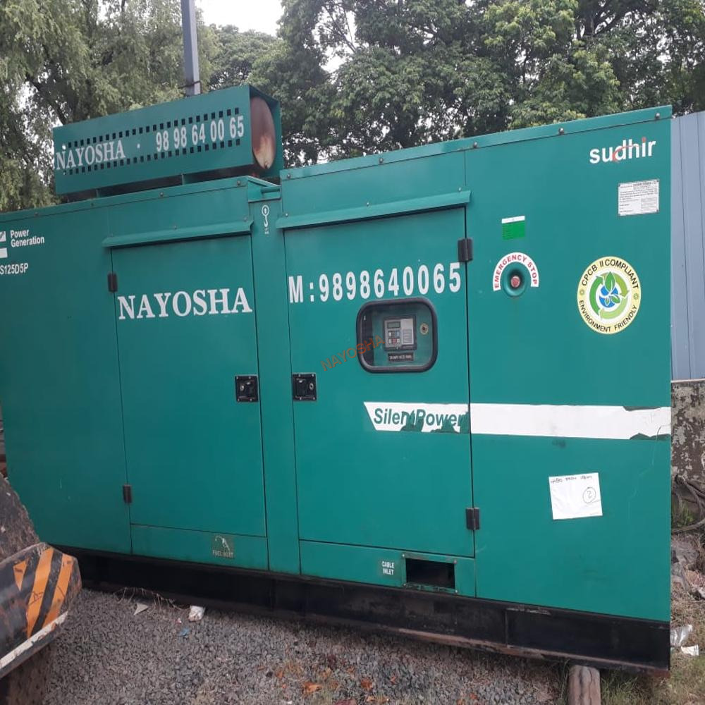 SILENT DIESEL GENERATOR ON RENT