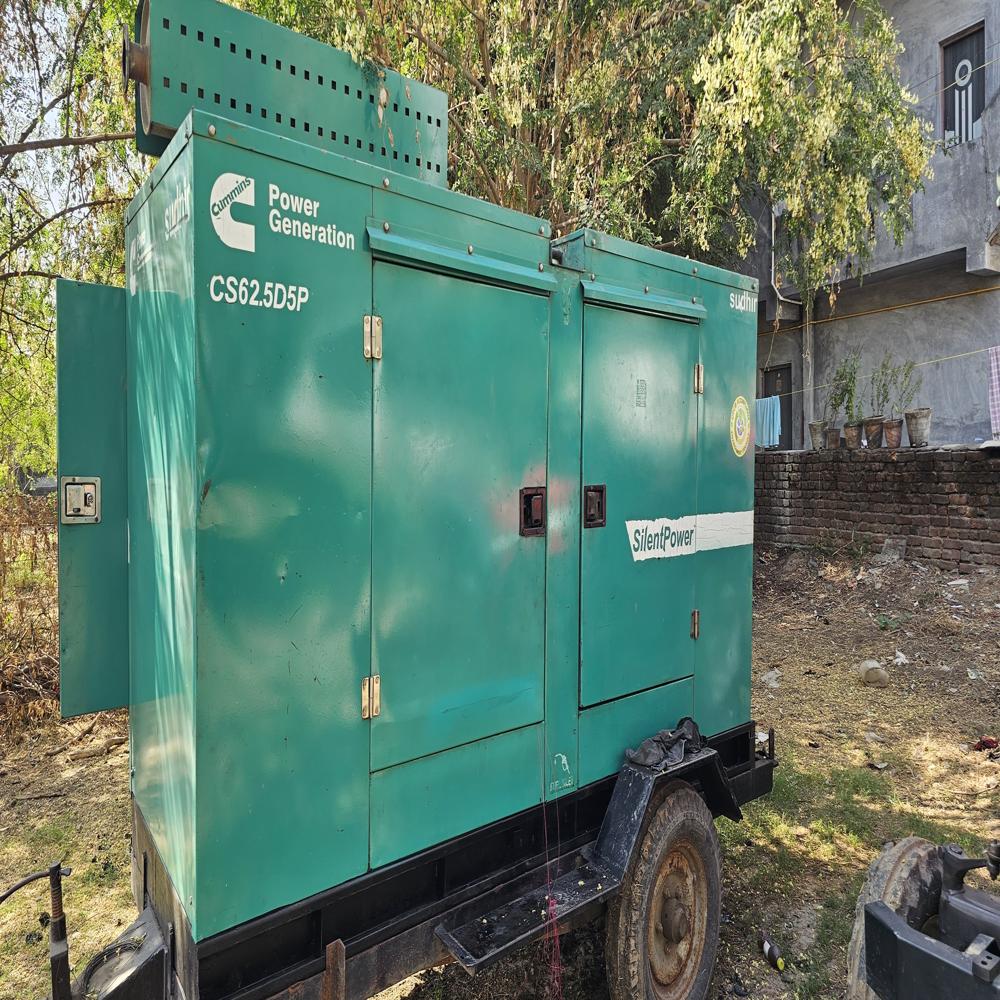 SILENT DIESEL GENERATOR RENT FOR SOLAR PLANT