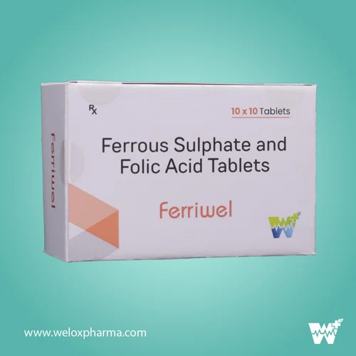 Ferriwel Ferrous Sulphate and Folic Acid Tablets