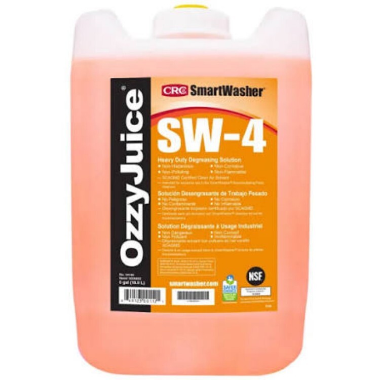 Ozzy Juice Sw-4 - 5 Gallon Jug, Water Based Cleaning Solution | Industrial Strength, Non-flammable, Biodegradable, Ph Neutral, Nsf Approved