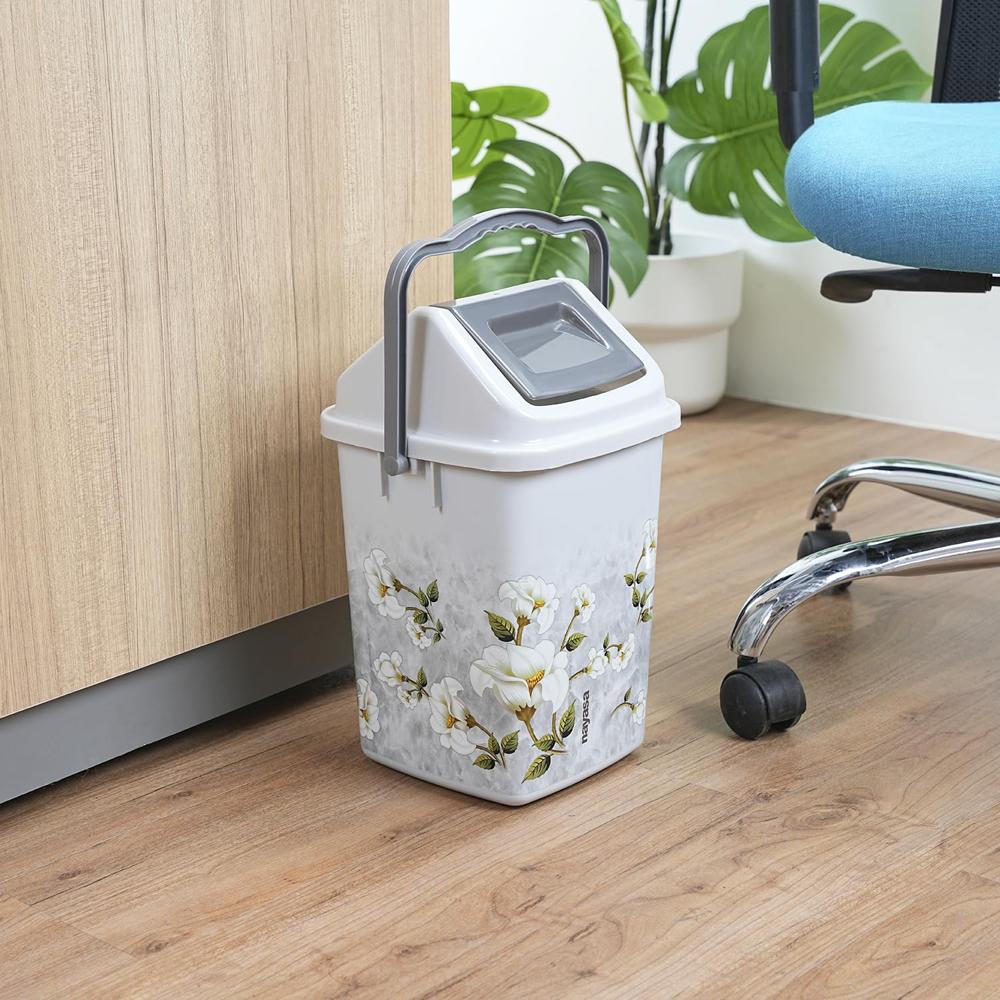 Nayasa Marble Swing Bin 8 Ltrs