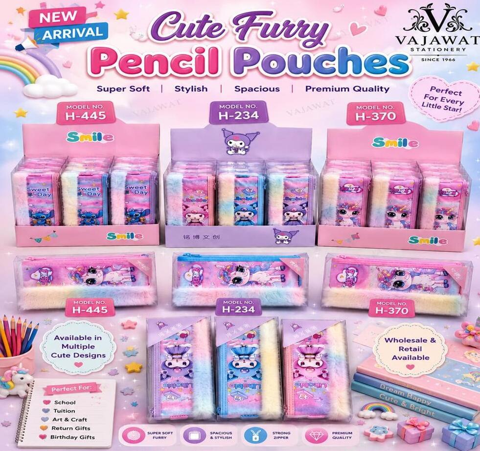 Mixed Pencil Pouch Model - H.370 Model - H.234 Model - H.445