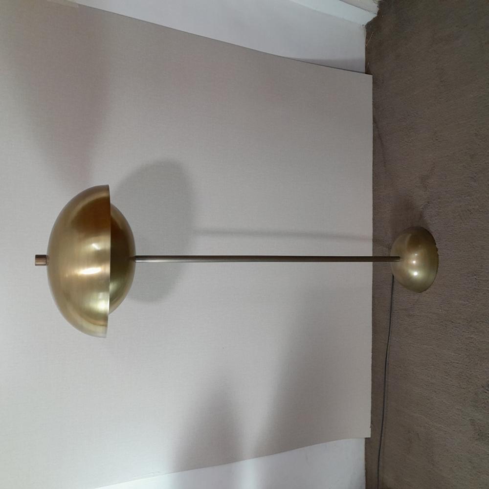 15280F Brass Antq Finish Floor Lamp