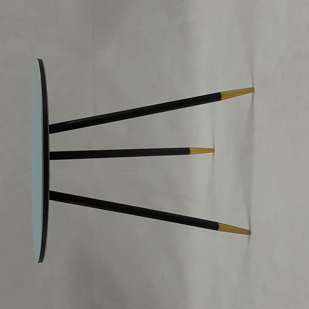 Tb 103 Leather Table - Color: Light Blue And Black