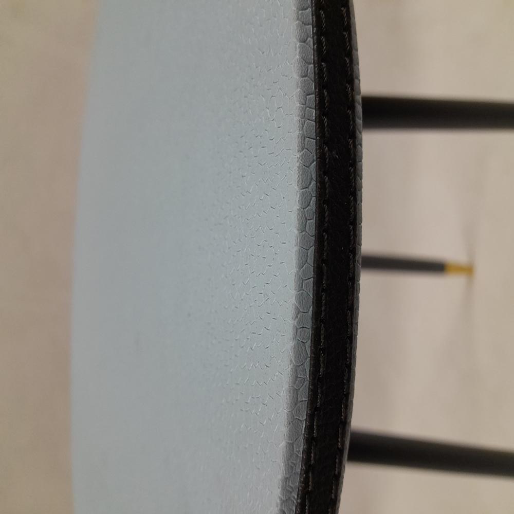 Tb 103 Leather Table - Color: Light Blue And Black