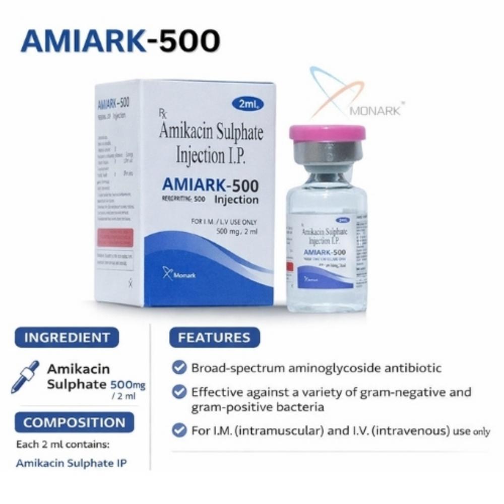 Amikacin Sulphate Injection - Brand Name: Amiark