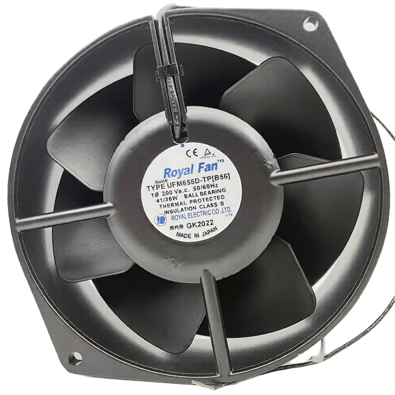 Royal Fan UFM655D-TP(B56) AC Axial Cooling Fan