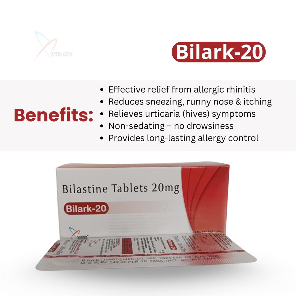 Bilastine Tablet - Brand Name: Bilark-20