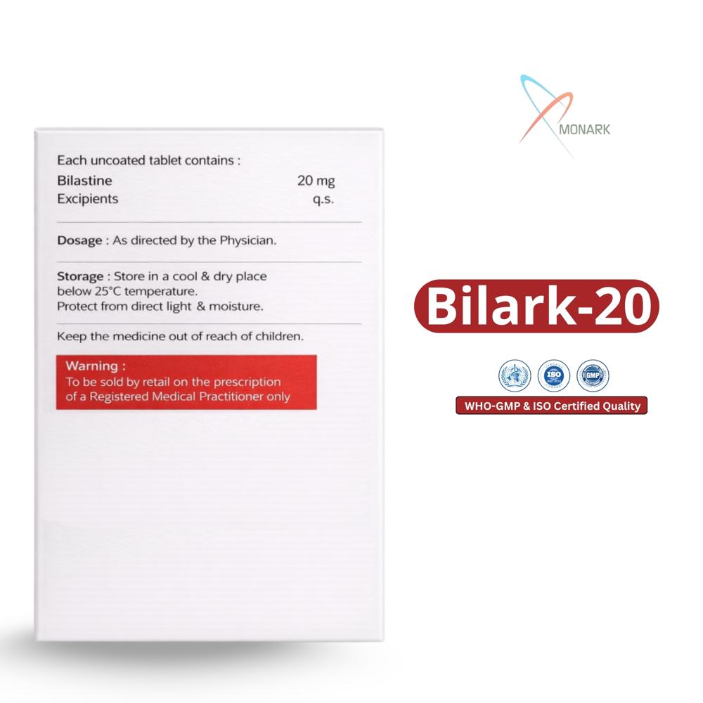 Bilastine Tablet - Brand Name: Bilark-20