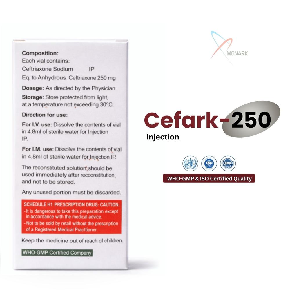 Ceftriaxone Injection Ip 250 - Brand Name: Cefark