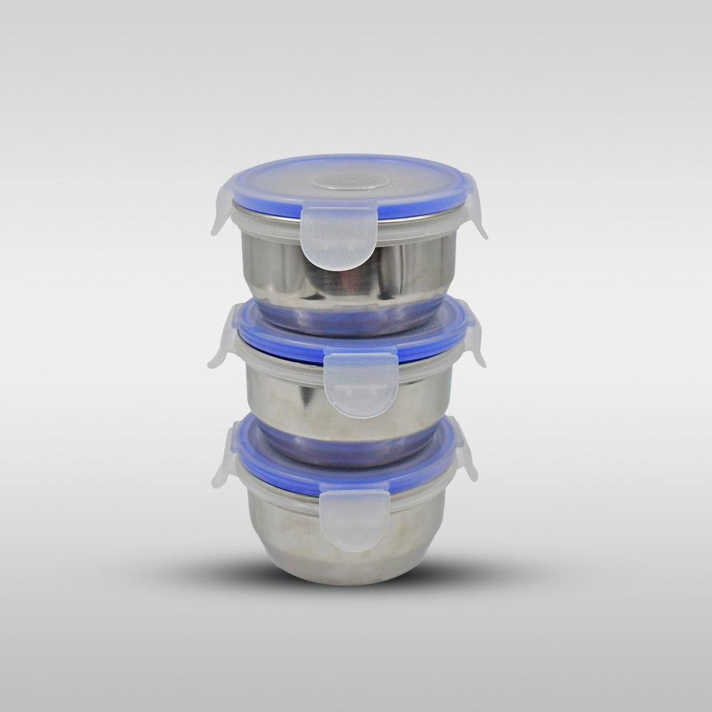 Stainless Steel Lunch Box - Multi-compartment Airtight Container For Office - Application: As Per Product Requirement