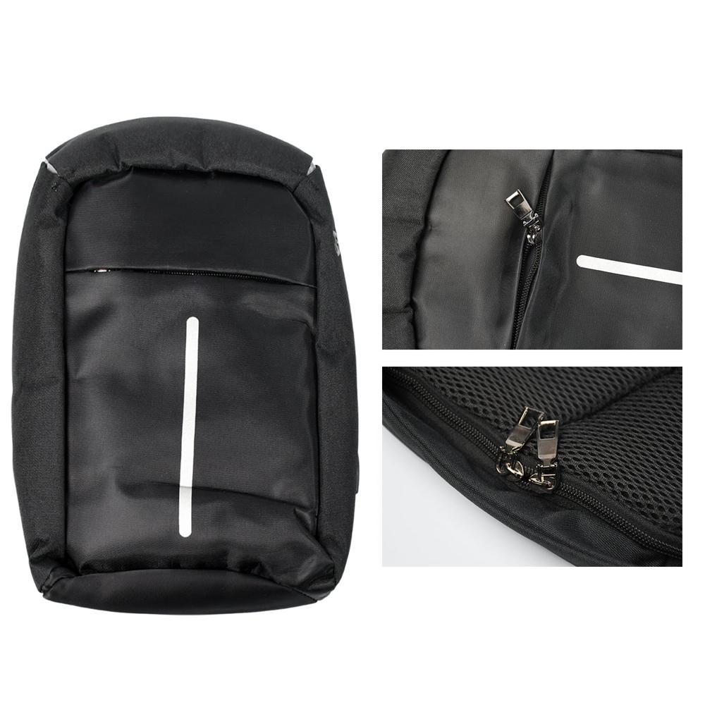 Waterproof Anti-Theft Crossbody Sling Bag PU Leather with USB Charging