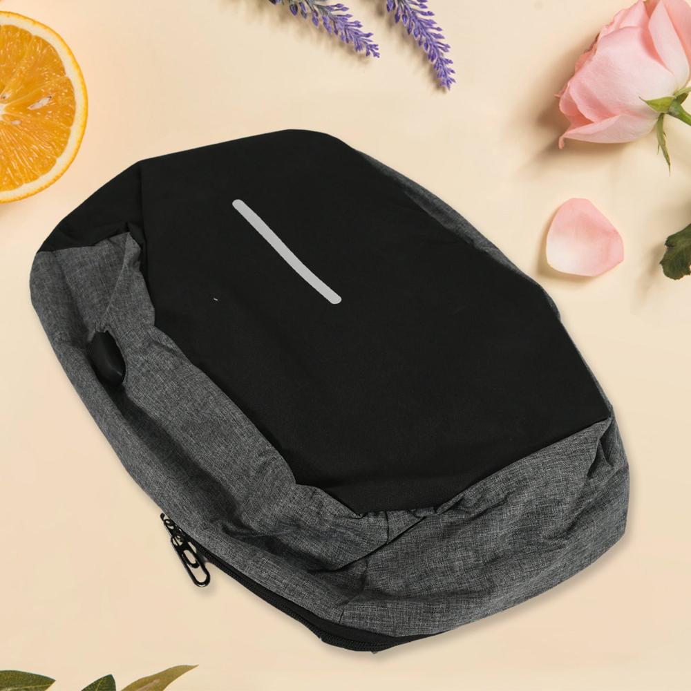 Waterproof Anti-Theft Crossbody Sling Bag PU Leather with USB Charging
