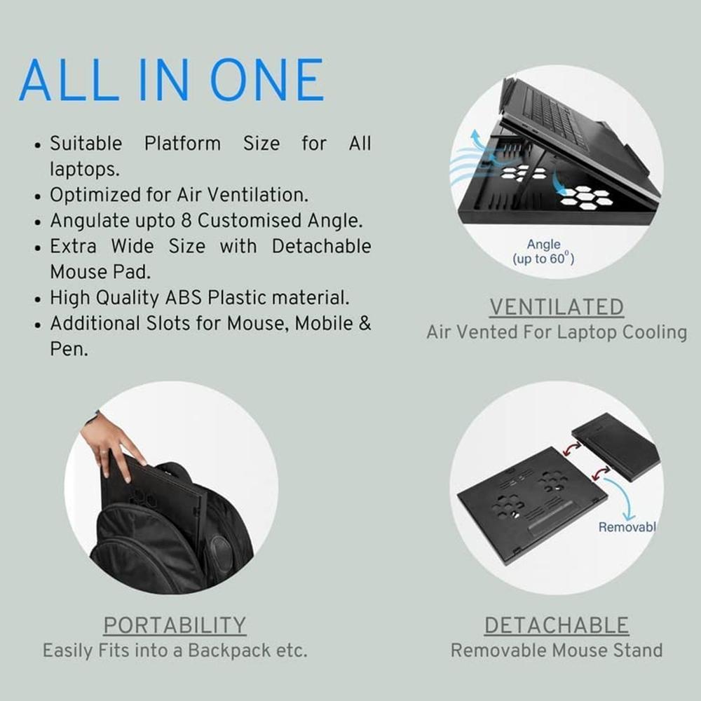 Laptop Stand Portable Foldable Compatible With Macbook Notebook - Application: As Per Product Requirement