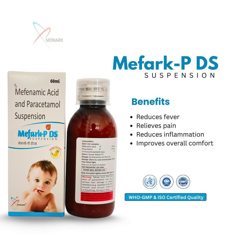 Mefenamic And Paracetamol Suspension - Brand Name: Mefark-p Ds