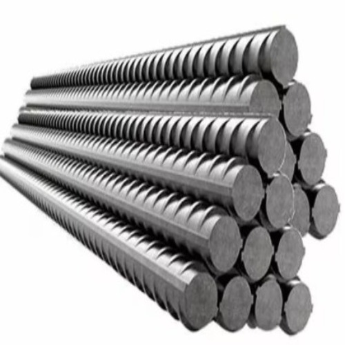 Construction Steel Tmt Bars - Galvanized Steel, 1 Inch Size, Silver Color | Excellent Bending And Welding Properties, Industrial Use