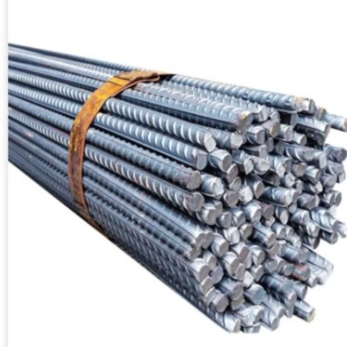 Construction Steel Tmt Bars - Galvanized Steel, 1 Inch Size, Silver Color | Excellent Bending And Welding Properties, Industrial Use