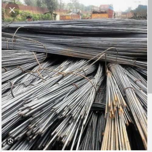 Construction Steel Tmt Bars - Galvanized Steel, 1 Inch Size, Silver Color | Excellent Bending And Welding Properties, Industrial Use