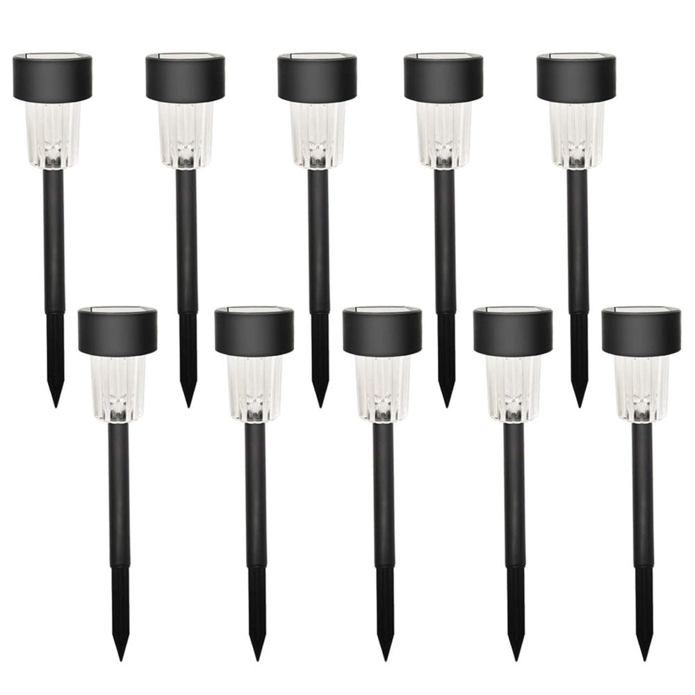 Solar Powered Garden Pathway Lights (10 Pc / Set)