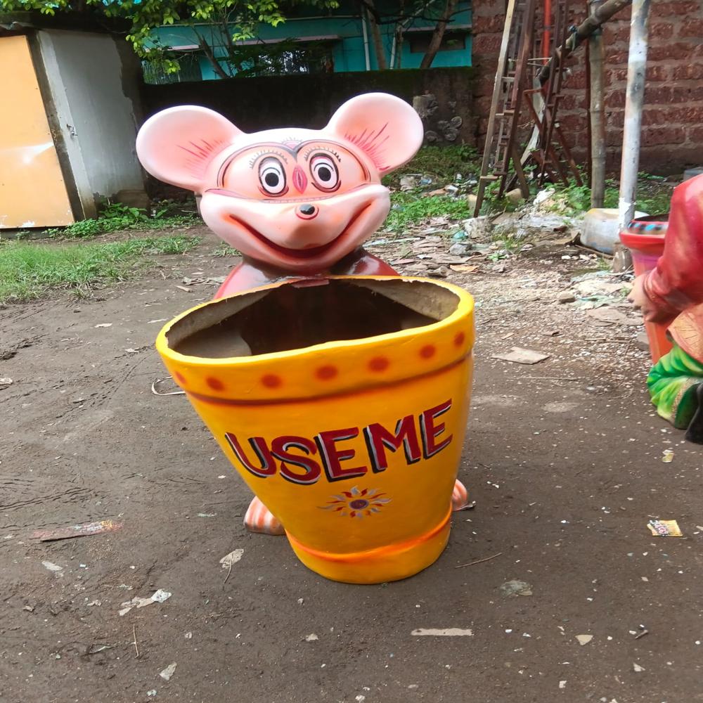 Micky Mouse Dustbin - Color: Pink