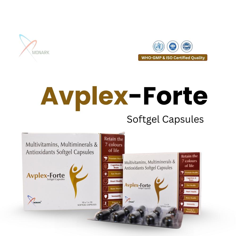 Multivitamin, Multimineral And Antioxidants Softgel Capsules - Brand Name: Avplex-forte