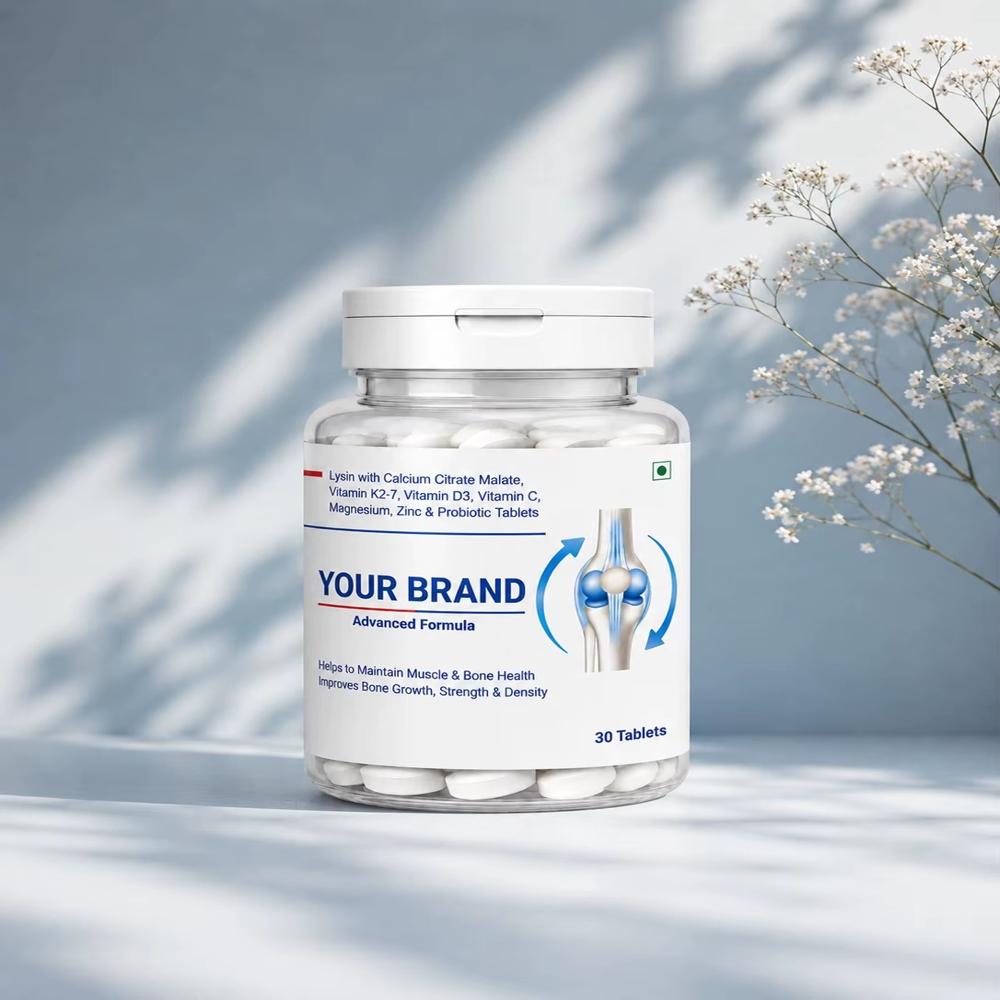 Calcium Citrate Malate + Vitamin D3 K2 Tablets