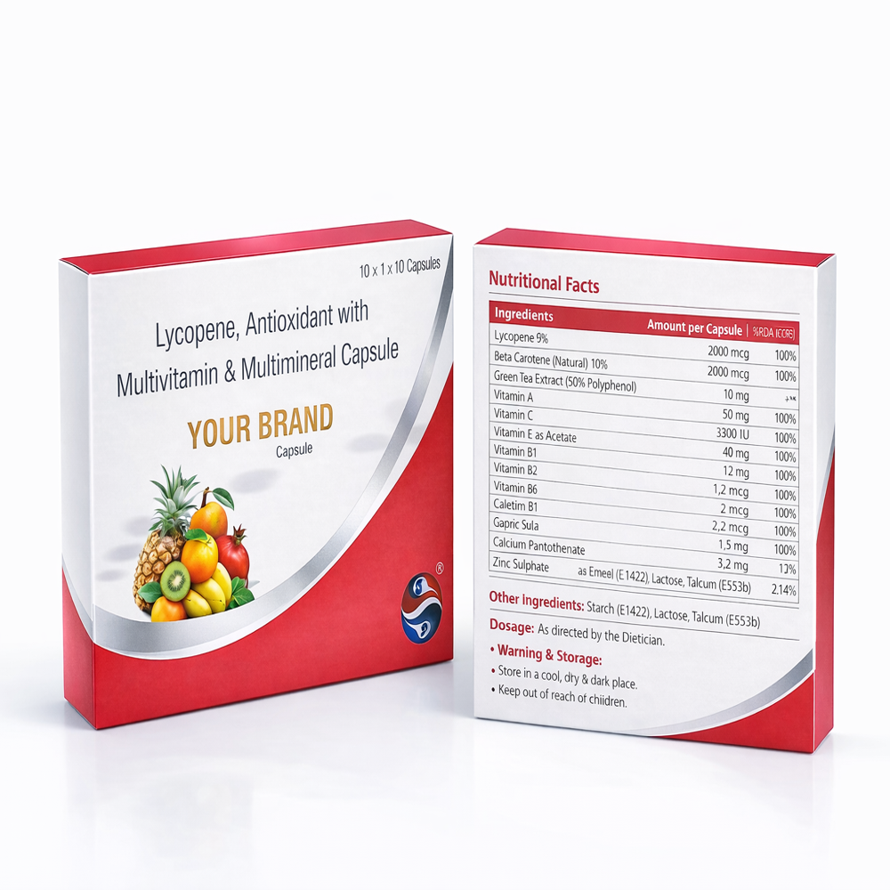 Lycopene Antioxidant with Multivitamin & Multimineral Softgel Capsule