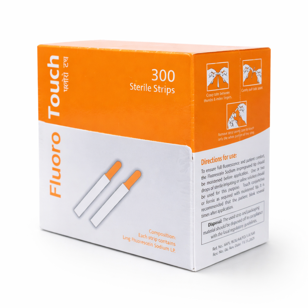 Fluorescein Strips - Lens Diameter: No Centimeter (cm)