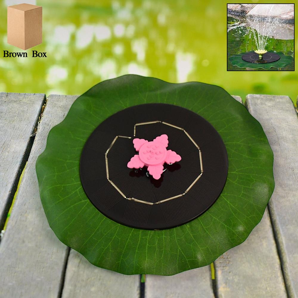 Decorative Solar-Powered Floating Water Fountain Pump - Application: As Per Product Requirement