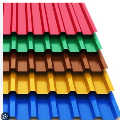 Gi Colored Roofing Sheet - Gi Material, 6ft Length, 3mm Thickness | Durable Home Roofing Solution With Vibrant Color Coating