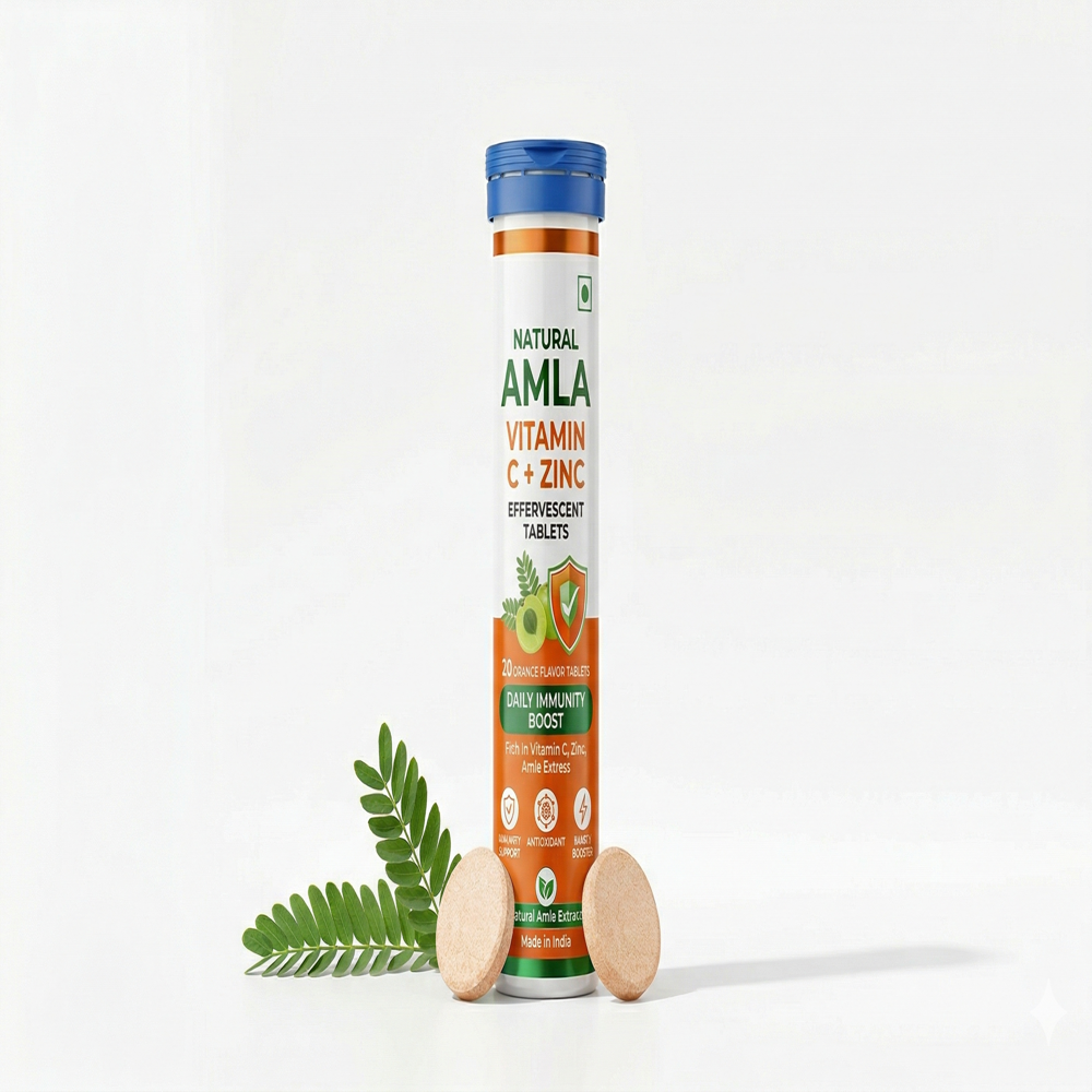 Amla Vitamin C Zinc Effervescent Tablets
