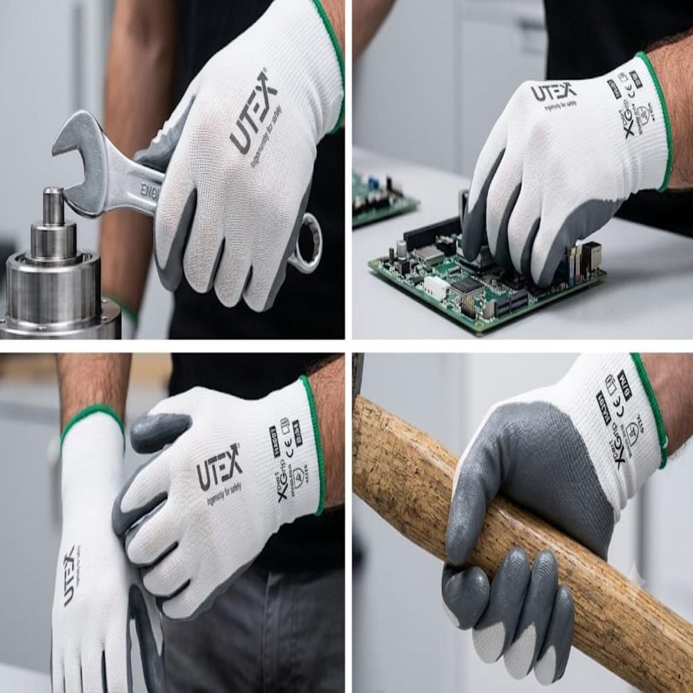 Utex HA207 Nitrile Coated Latex gloves