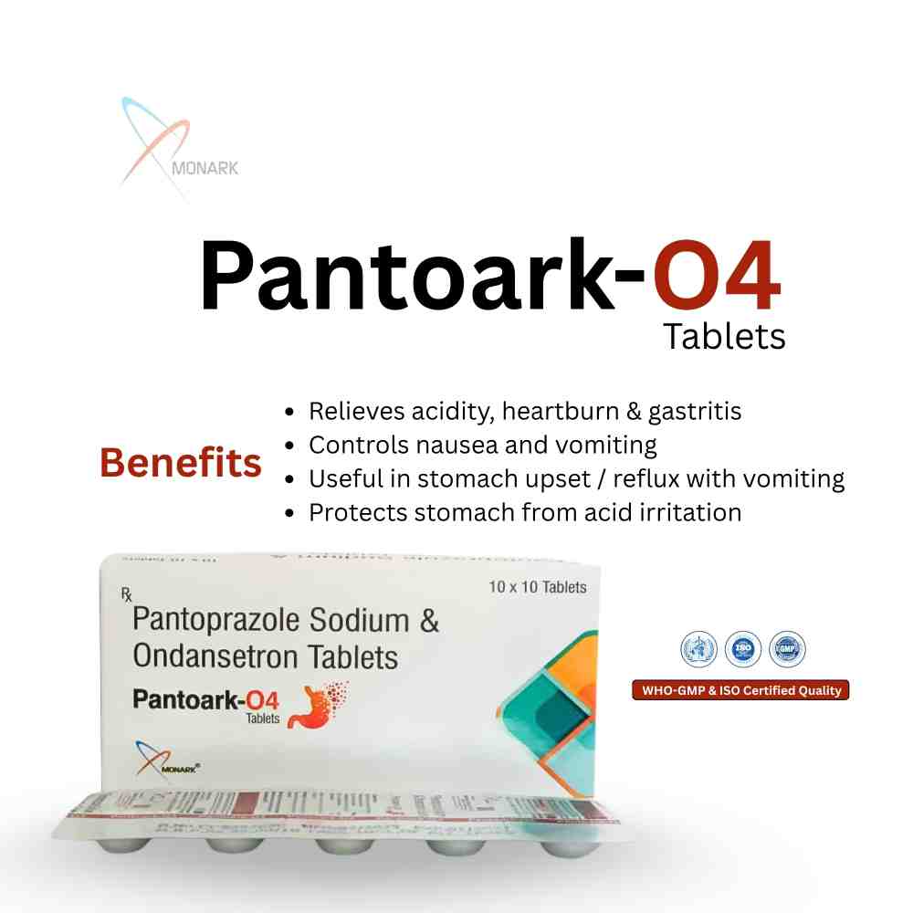 Pantoprazole Sodium And Ondansetron Tablets - Brand Name: Pantoark O4