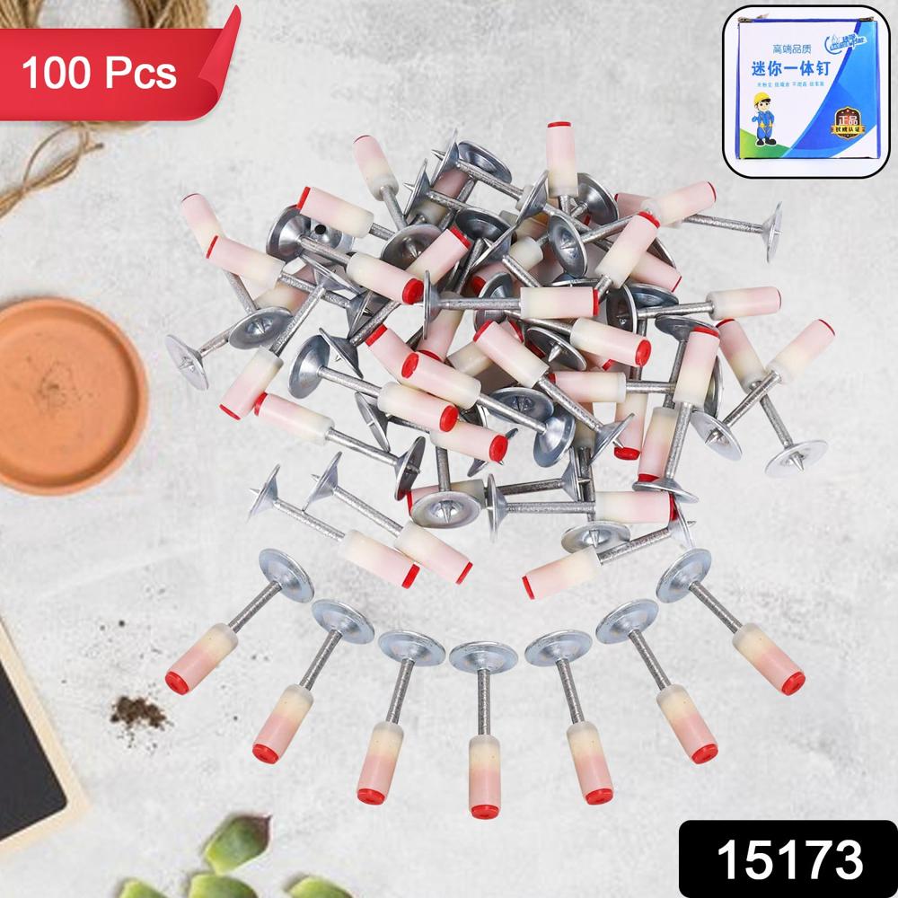 Round Nails For Mini Steel Nails For Gun (100 Pcs Set) - Color: Beauty