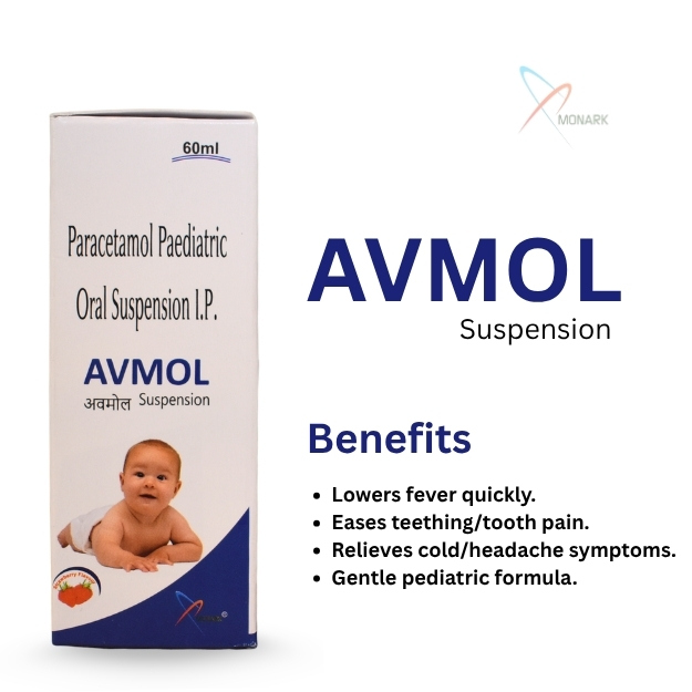 Paracetamol Paediatric Oral Suspension Ip - Brand Name: Avmol