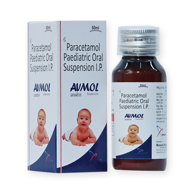 Paracetamol Paediatric Oral Suspension Ip - Brand Name: Avmol