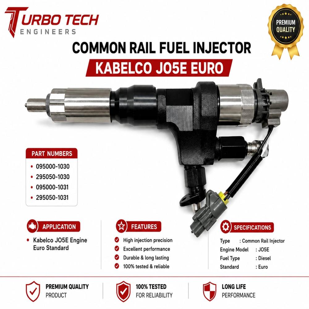 095000-1030Fuel Injector Common rail Fuel injector  kabelco jo5e Euro 095000 -1030 ,295050-1030 ,095000-1031 295050-1031