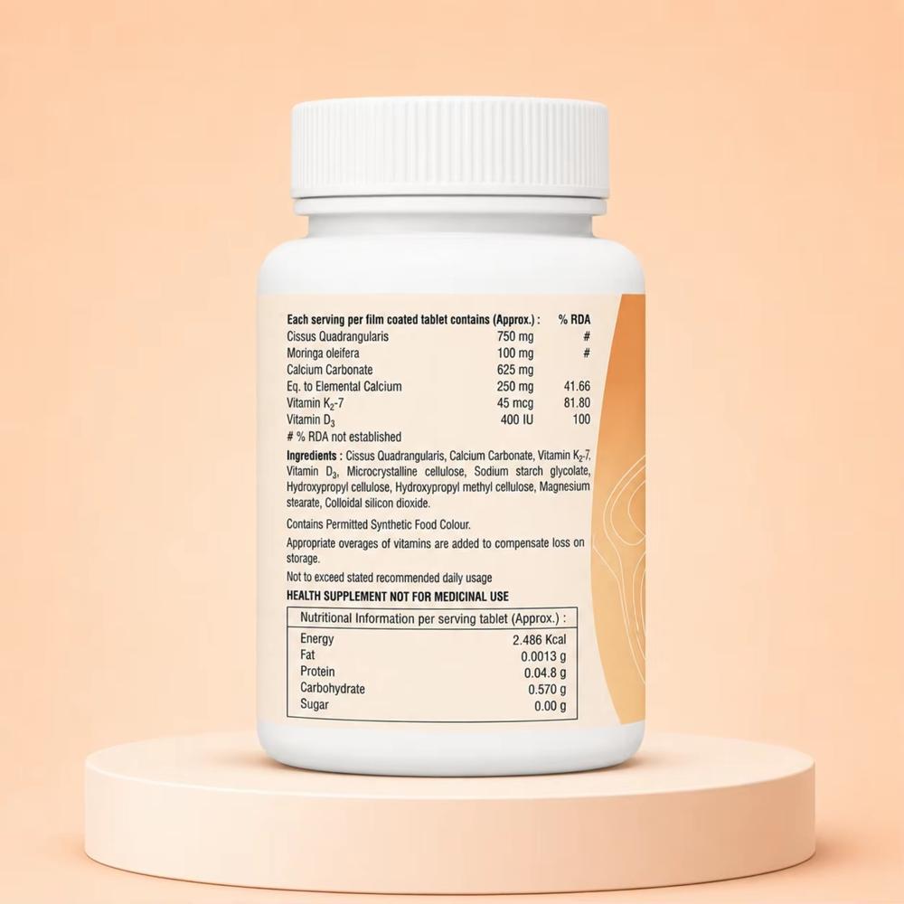 Cissus Quandragularis Calcium Carbonate Moringa Tablets