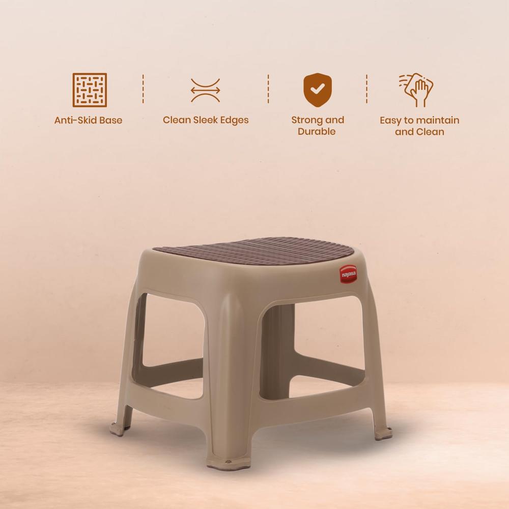 Nayasa Net Stool | Durable 11 Inches